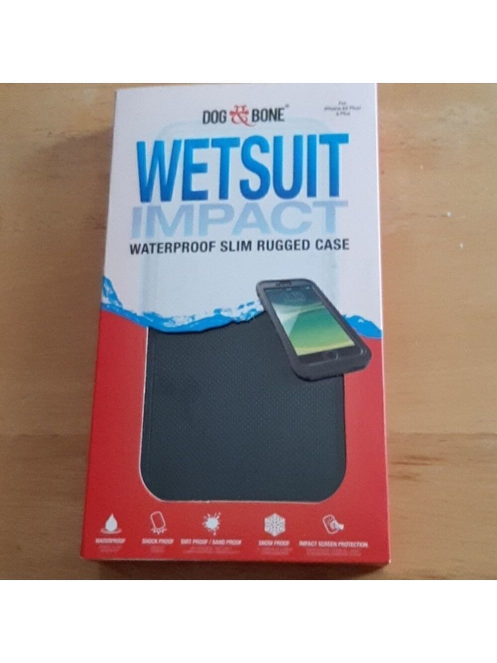 IPHONE 6S/OR 6 PLUS WETSUIT IMPACT WATERPROOFSLIM RUGGED CASE NWOT